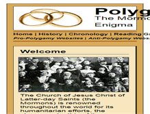Tablet Screenshot of polygamy-faq.com